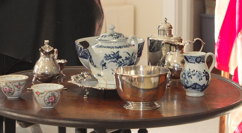 A typical tea service during the 1700’s