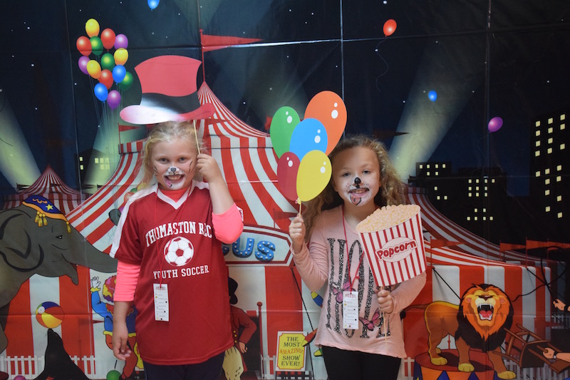 Ava Chamberlin and Ellianah Sunderland. (Photo courtesy of the Thomaston Grammar School)