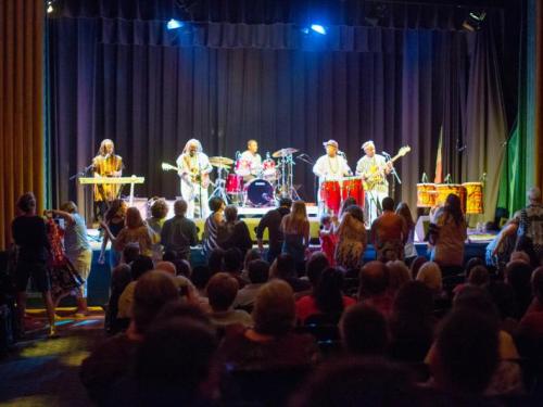 A live concert on the Strand stage