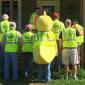 Rotarians at work - Habitat for Humanity