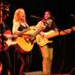Singer-songwriter on stage