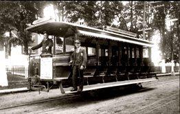 Camden trolley (Photo courtesy of Camden-Rockport Historical Society)