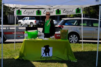 The vendors at the event were knowledgeable people about dogs. How to train them, how to care for them, what to feed them. A lot of information was available. (Photo by Ron Hawkes)