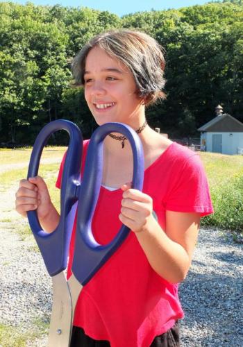 Tessa Meil is keeper of the scissors for a short time anyway.