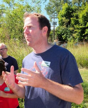 Ian Stewart of the Coastal Mountains Land Trust
