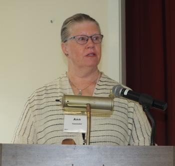 Camden Garden Club president Anne Vanosdol