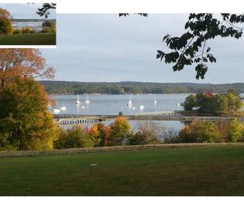 The view from Castle Tucker in Wiscassett. (Photo courtesy Castle Tucker)