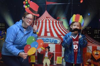 School Counselor, Nicole Hatch with her son, Asher. (Photo courtesy of the Thomaston Grammar School)