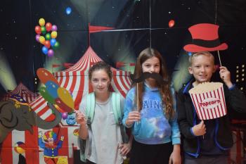 5th graders, Fay Groth, Kiley Feraco and Jackson Russomano. (Photo courtesy of the Thomaston Grammar School)