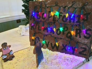 Netflix series “Stranger Things” as a gingerbread at the 2017 Gingerbread Spectacular. SUZI THAYER/Boothbay Register