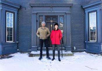 "Gabriela and Derek bought the former Drouthy Bear in September, moving into the upstairs apartment while renovating the restaurant.” Photo courtesy Elizabeth Soule