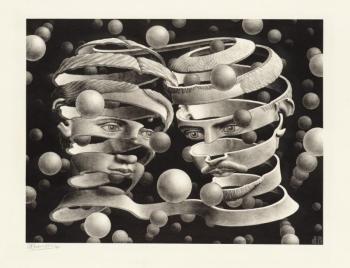 Artwork by M.C. Escher. (Photo provided by Zeitgeist Films)