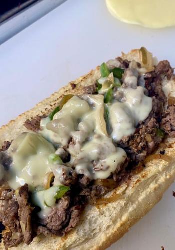 Cheesesteak on the hoagie roll - one of their most popular items. Photo courtesy Tai Leavitt