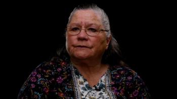 Carol Dana, Penobscot Elder and Language Master. (Photo by Chek Wingo for Sunlight Media Collective)