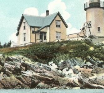 Curtis Island Lighthouse. (Photo courtesy Camden Historic Resources Committee)