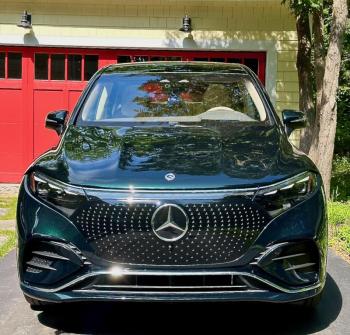 New-school automotive tech done well: the Mercedes-Benz EQS 580 4Matic.