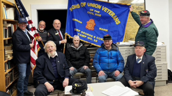 Local Midcoast chapter of The Sons of Union Veterans of the Civil War. (Photo courtesy Rockport Public Library)