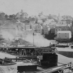 Rockport Harbor in 1885 (Photo courtesy of Camden-Rockport Historical Society)