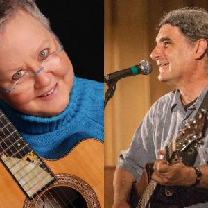 Christine Lavin and Don White at the Camden Opera House March 19.