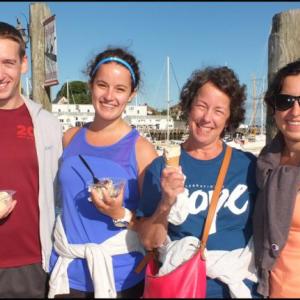Kyle Hodge (Conn.), Brenna Cogswell (Mass.), Kim Cogswell (Ill.) and Heather Cogswell, (D.C.) (Photos by Chris Wolf)