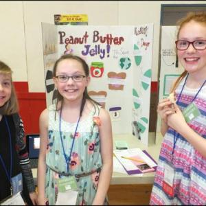 Alexandra Turner, Bella Ward and Sara Ackley change the world with PB&Js.