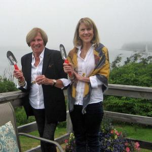 New Camden Garden Club Members Ruth Ellison (left) and Cathy Ward (right). (Photo courtesy of the Camden Garden Club)