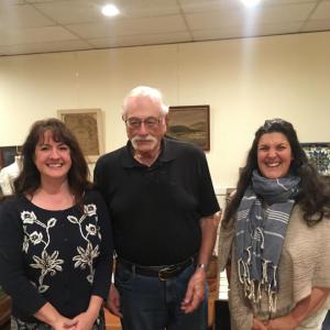 Pictured are society President Heather Moran (left), newly appointed trustee Larry Goldman (center) and newly appointed trustee Jenna Lookner (right). Not pictured is newly appointed trustee Alison McKellar.