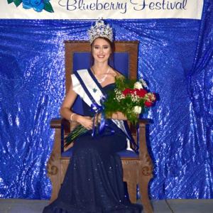 Maine’s 2018 Wild Blueberry Queen Whitney Helene Dow, of Waldoboro. (Photo courtesy Peter and Mary Taylor)