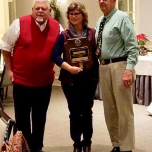 King Lion Peter Martin, Lion Nikki Bland, Lion Bob Oxton. (Phoyo courtesy of the Camden Lions Club)