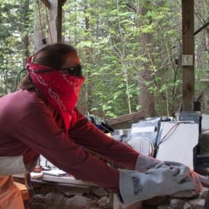A live demo image taken on the 2018 Maine Pottery Tour at Jody Johnstone Pottery in Swanville. Courtesy of Lori Watts