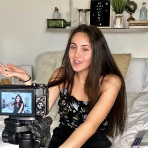 Vlogger Gabby Simmons, an Oceanside High School graduate, showcases her passion for creating content on her YouTube channel. (Courtesy Gabby Simmons)
