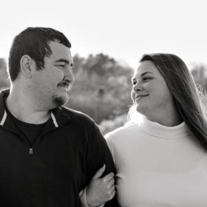Jerrad Dinsmore and Brittany Wallace. (Photo courtesy Allan and Lori Wallace)