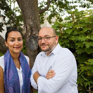 Yeganeh and Jason Rezaian. (Photo courtesy Camden Conference)