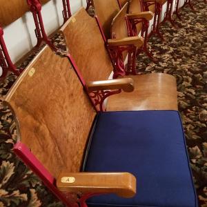 Soon every seat in the Camden Opera House balcony will be A1 grade, thanks to the Complete the Seats! campaign. (Photo courtesy Camden Opera House)