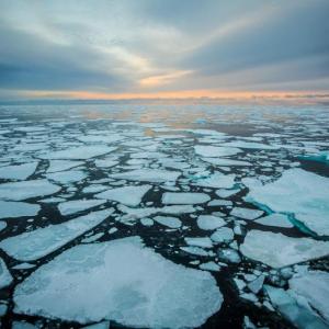 Melting Ice. (Photo courtesy Camden Conference)