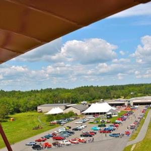 A bird’s eye view of OHTM. (Photo courtesy Owls Head Transportation Museum)