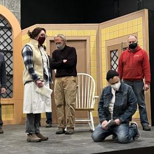 Cast rehearses for the dramatic comedy “One Flew Over The Cuckoo’s Nest” (Photo by Jeffrey Mabee)