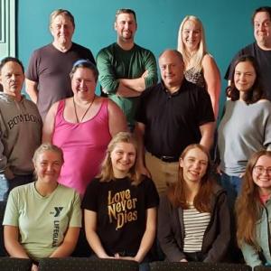 Back row L-R : Angela Domenichelli, James Cook, Jared Nickerson, Katey Stearns, Andrew Lipman.
Middle Row L-R: Cory Burns, Rae Cerce, John Hamer, April Rejman.
Front row L-R: Miles Mailloux, Mirabelle Kutsy-Durbin, Olivia West, Abby Boucher, Elaine Landry. (Photo by Meg Nickerson)