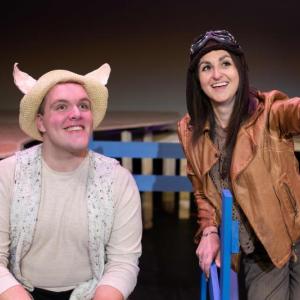 Characters Wilbur and Charlotte in Charlotte’s Web. (Photo courtesy Strand Theatre)