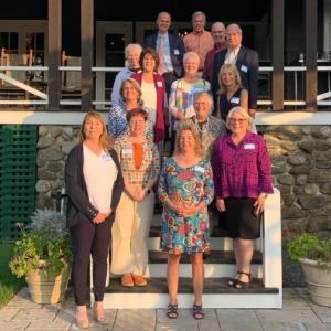 Camden Area District Nursing Association: Bottom row, left to right, Executive Director Judy Lydon; board members Amy Rollins, Nancy Dowling, Julie Clement; second row: Hillary Jackson and Elaine Davis; third row, Debra Orosz-Seibel, Pam Brown and Nancy Walker; top row, Rickey Celentano, Jesse Bifulco, Dave Hague, Byron Haining III and John Long. (Photo by Lynda Clancy)
