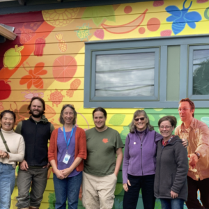 Good Tern Co-op Board of Directors, left to right: Mia Bogyo (Chair), Abe Stimson (Director), Kathryn Adamsky (Staff Representative), Sam Auciello (Director), Lynn Allen (Secretary), Erin Donovan (General Manager), Stefan Durham (President). (Photo courtesy Good Tern Co-op)
