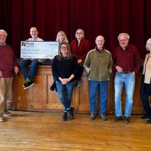 Members of the WHCA Board and Capital Campaign Committee (L-R): Brendan Farrell, Charles Grover, Kendray Rodriguez, Cathy Harn, Necole Janczura, Dagney Ernest, Pen Williamson, Bill Hahn, Susan Grover, and Sherre Wilson-Liljegren. (Photo courtesy Watts Hall Community Arts)