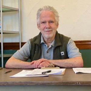 Marc Ratner, of Camden, is running for an open seat on the three-person Board of Knox County Commissioners. (Photo by Lynda Clancy)