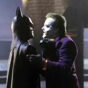 Jack Nicholson and Michael Keaton in a scene from Batman. (Photo courtesy Strand Theatre)