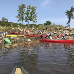 Putting in at Frankfort Boat Launch. (Photo courtesy Belfast Bay Watershed)