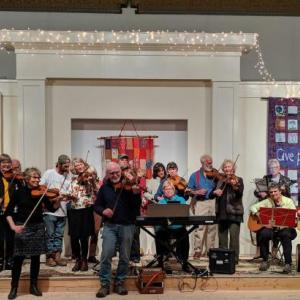 Belfast Bay Fiddlers. (Photo courtesy Rockland Public Library)