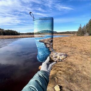 Boot by Mariah Reading. (Photo courtesy Friends of Maine Coastal Islands NWR)
