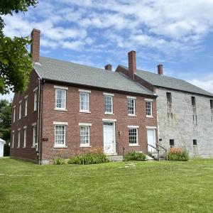 The former prison yard of the Old Jail in Wiscasset will rock with fun, games, and music at Lincoln County Historical Association's Jailhouse Rock event. (Photo courtesy Lincoln County Historical Association)