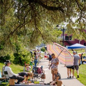 Waterfall Arts Annual Chalk Walk Festival. (Photo courtesy Waterfall Arts)
