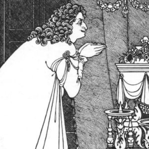 Volpone. Illustration by Aubrey Beardsley. (Photo courtesy Everyman Repertory Theatre)
